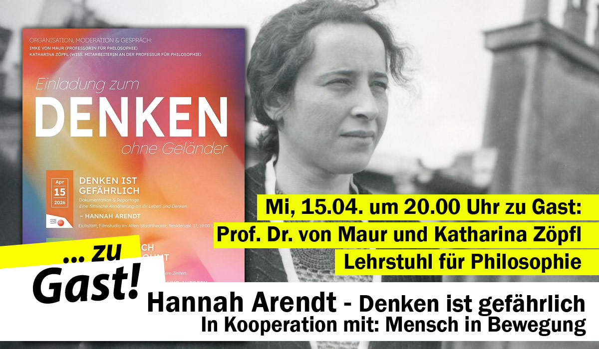 Hannah Arendt: Denken ist gefährlich