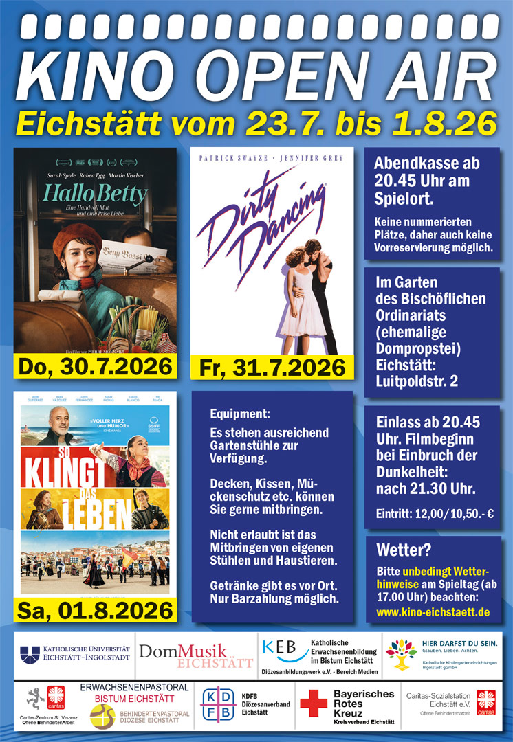 Kino Open Air Eichstätt 2026